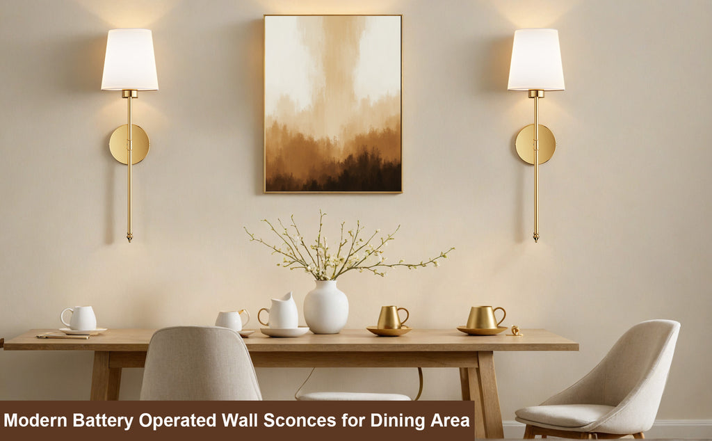 Wall Sconces Battery Operated Set of 2, Wireless Wall Sconces Set of Two, 10 Colors Battery Wall Sconce, 5200mAh Dimmable Bulbs and Remote, for Bedroom Living Room, Hallway Decor (24 inch)