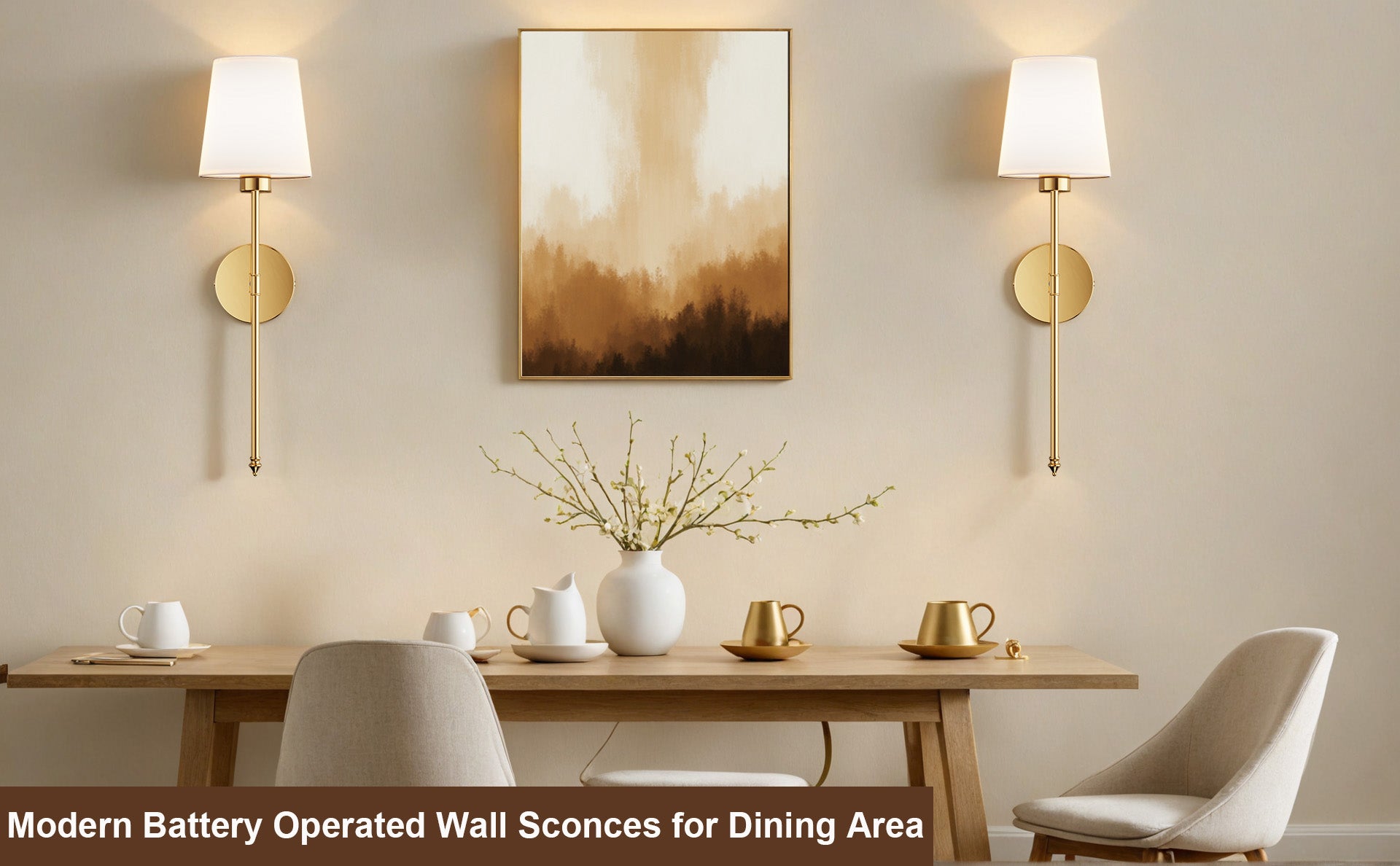 Wall Sconces Battery Operated Set of 2, Wireless Wall Sconces Set of Two, 10 Colors Battery Wall Sconce, 5200mAh Dimmable Bulbs and Remote, for Bedroom Living Room, Hallway Decor (24 inch)