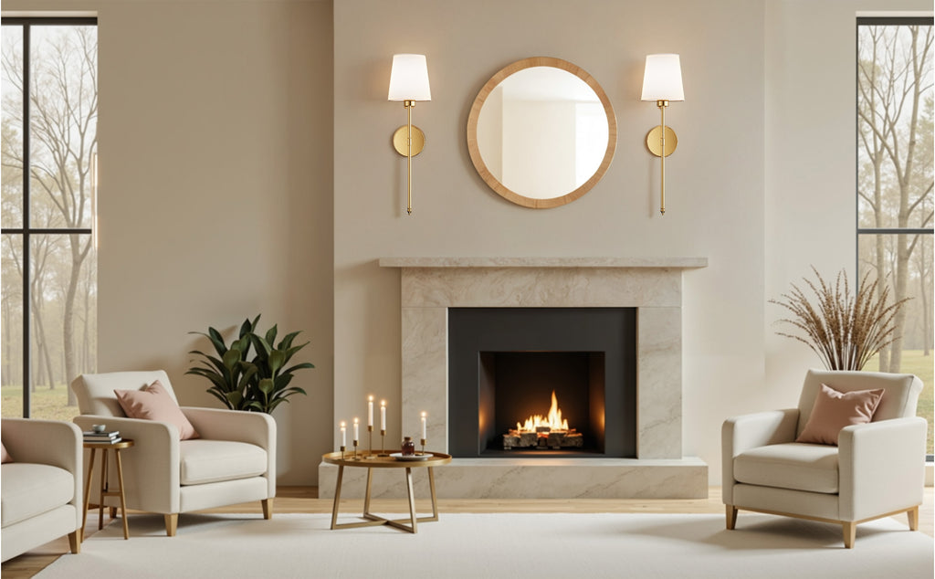 Wall Sconces Battery Operated Set of 2, Wireless Wall Sconces Set of Two, 10 Colors Battery Wall Sconce, 5200mAh Dimmable Bulbs and Remote, for Bedroom Living Room, Hallway Decor (24 inch)