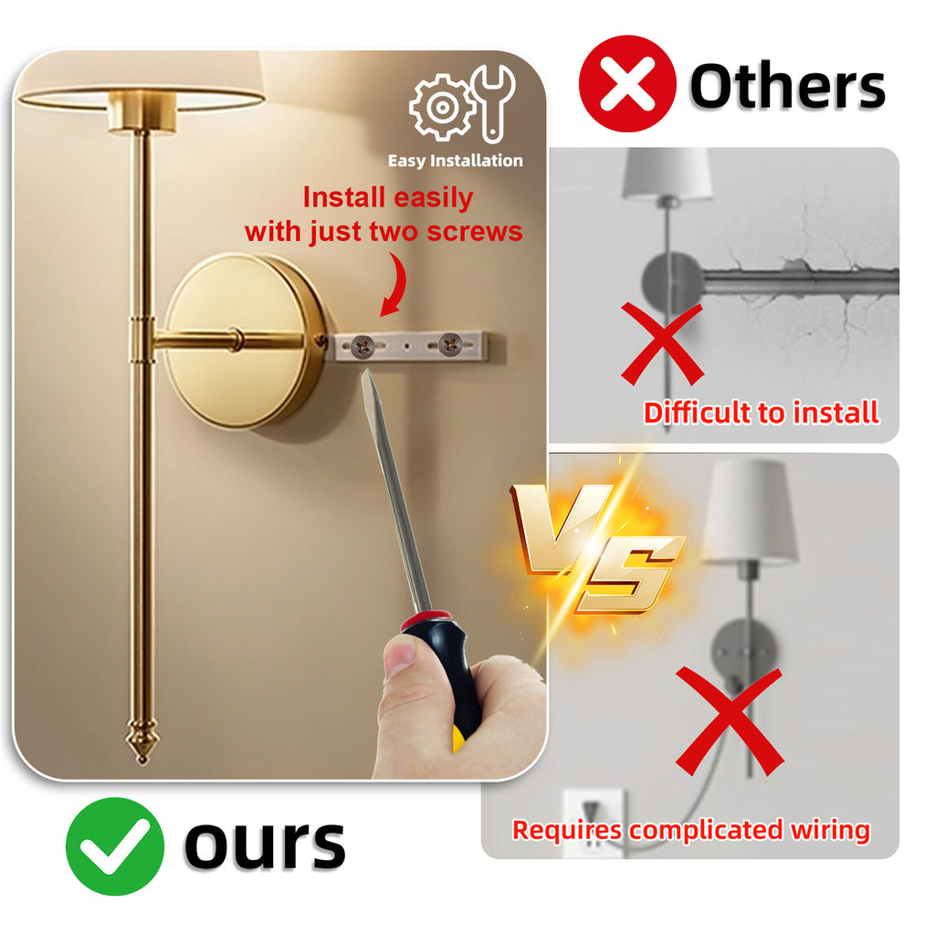Wall Sconces Battery Operated Set of 2, Rechargeable Wall Sconce, 10 Colors Wireless Wall Sconces Set of Two, 5200mAh Dimmable Bulbs and Remote, for Bedroom Living Room, Hallway Decor (24 inch)